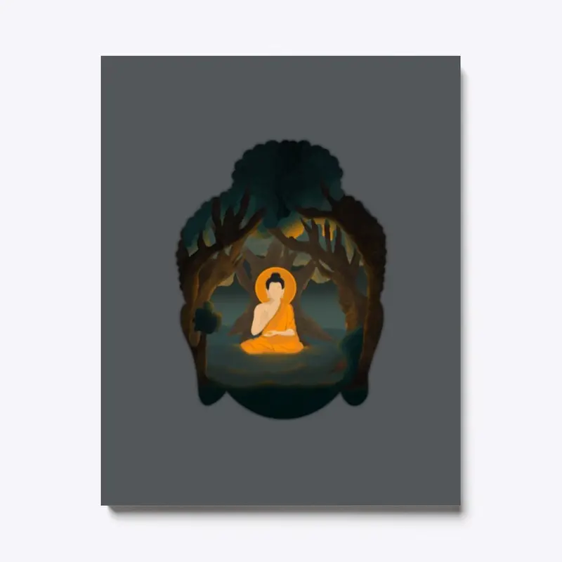 Buddha in the woods