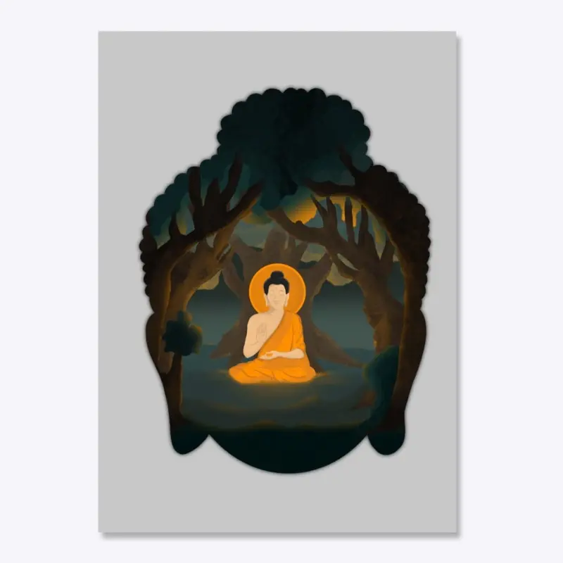 Buddha in the woods